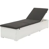 vidaXL Sonnenliege Poly Rattan Gartenliege Liegestuhl Relaxliege Strandliege