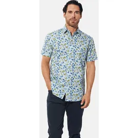 Babista Kurzarmhemd Floral Silber L
