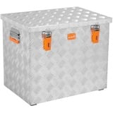 ALUBOX® R120 Riffelblech Alukiste Silber Transportbox Truckbox 62x42,5x52 cm