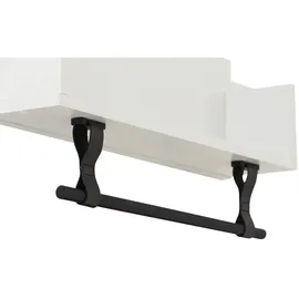 MÖBELPARTNER Wandregal Ella 59,8 x 13,5 x 31,5 cm Weiß
