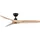Nova Luce ARCADIA 1 rund schwarz/braun