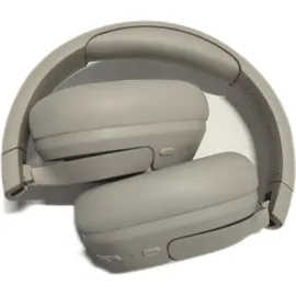 Belkin SoundForm Isolate Noise Cancelling Kopfhörer kabellos Bluetooth Kopfhörer, Headset mit Mikrofon, Over-Ear-Kopfhörer mit 60 Stunden Wiedergabe, tiefer Bass, CloudCushion Hörmuscheln – Sandfarben