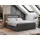 MKS Boxbett, GOLD-5 Led, 140/200 Dunkelgrau Kunstleder - H4,