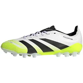 adidas Predator League 2G/3G AG Herren Cloud White/Core Black/Lucid Lemon 40 2/3