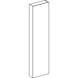 Geberit iCon Hochschrank 45 x 180 x 15 cm Weiß Glas