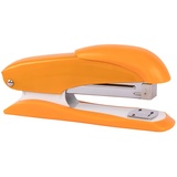 IDENA 11549 - Heftgerät 13 cm, inklusive 50 Heftklammern 24/6, orange, für 20 Blatt, 1 Stück