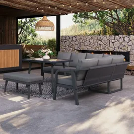 stilvora Gartenlounge-Set 8-tlg. Grau