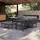 stilvora Gartenlounge-Set 8-tlg. Grau