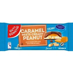 GUT&GÜNSTIG Caramel meets creamy Peanut Schokolade 190,0 g