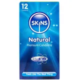 Skins Natural Premium Kondome, Ultra-Clear, 12er Pack