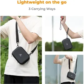 luxuskollektion Digitalkamera Tasche Eva-Hartschalendesign schwarz