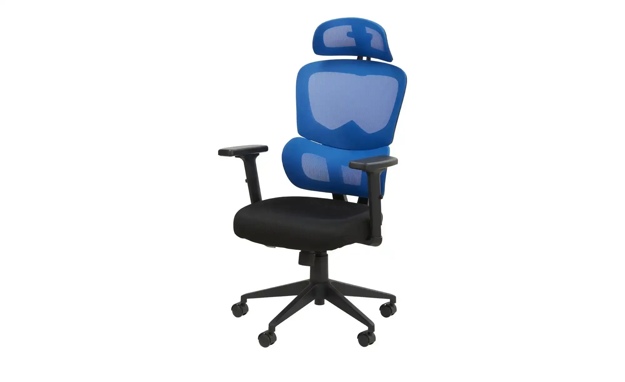 Bürostuhl  Mies ¦ blau ¦ Maße (cm): B: 65 H: 117 T: 60.5
