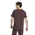 TOFFS Essentials Single Jersey 3-Streifen T-Shirt Shadow Brown S