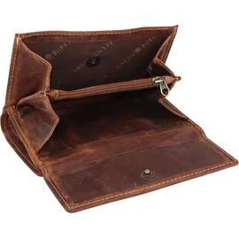 GREENBURRY Vintage 1790-25 Damen Geldbörse braun