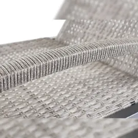 Mendler HWC-E27 2er-Set Sonnenliege 200 x 70 x 30 cm Grau