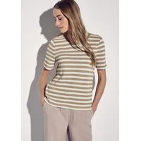 STREET ONE T-Shirt, mit Streifen Muster STREET ONE safari