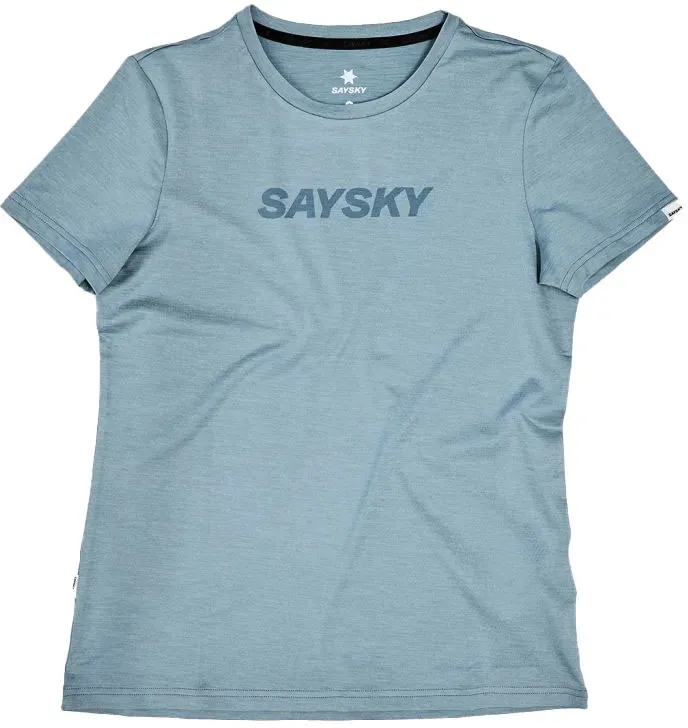 Saysky Damen Logo Pace T-Shirt blau