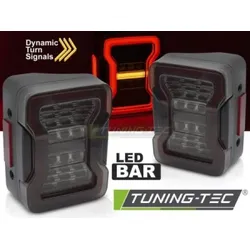 LED Lightbar Rückleuchten für Chrysler Jeep Wrangler JK ab 2007 Smoke dynamischen Blinker