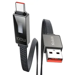 Mcdodo CA-4980 Rythm Cable, USB-A - USB-C Kabel mit LED Ladeanzeige, 100W, 1,2m, schwarz