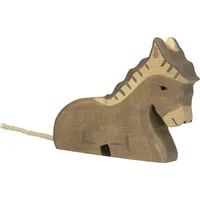HOLZTIGER 80048 - Esel, liegend