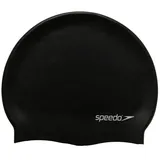 Speedo Badekappe Flat Silicone Cap black