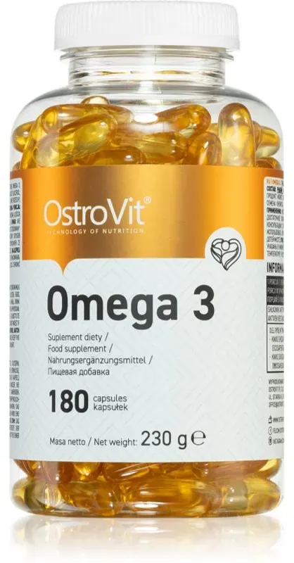 OstroVit Omega 3 Weichkapseln für eine normale Herz- und Hirnfunktion 230 g