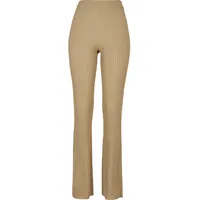 URBAN CLASSICS Flared Rib Knit Leggings Union Beige M