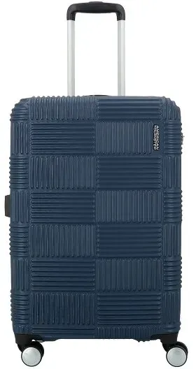 American Tourister Geoblast 4 Rollen Trolley 66 cm  blau