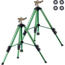VEVOR Regner Sprinkler Rasensprenger Impulsregner G3/4-Zoll-Anschluss 2er-Set