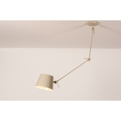 Pendelleuchte Laendlich Modern Metall Beige Sand Rund