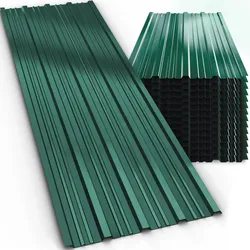 Trapezblech 14er-Set Grün 110x46cm