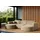 Fun Möbel Eckcouch U-Form Polyester 3-Sitzer Beige