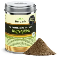 Herbaria Trüffelglück bio 110g M-Dose - fertiges Bio-Pilz- & Trüffelgewürz für intensiv-köstliche Gerichte - mit erlesenen Zutaten - in nachhaltiger Aromaschutz-Dose