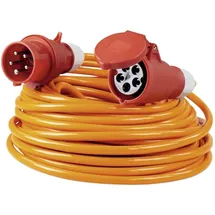 as - Schwabe AS Schwabe 59525 Strom Verlängerungskabel cee Starkstromverlängerung 16A 11kw 25m H07BQ-F 5g1,5 Ip44
