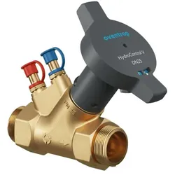 Oventrop-Strangreg.vent. HydroControl V PN16 DN20, G1 AG, HydroPort, EZB