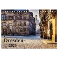 Calvendo Dresden 2026 (Tischkalender 2026 DIN A5 quer), CALVENDO
