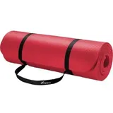 TRESKO Yogamatte Fitnessmatte Gymnastikmatte rutschfest, 185 x 60 x 1 cm,