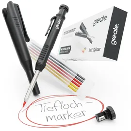 greate Tieflochmarker Bleistift schwarz