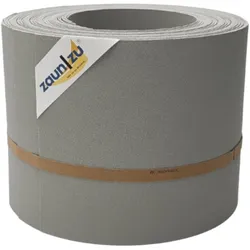 zaun|zu® Sichtschutzstreifen PP Sichtschutzstreifen Doppelstabzaun Steingrau,10x 2,55m