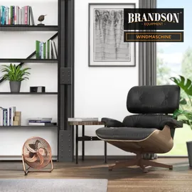 Brandson Windmaschine 34,5 cm Standventilator Kupfer