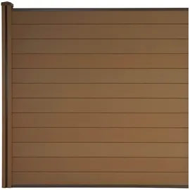 Mendler Windschutz 1,88 m braun WPC