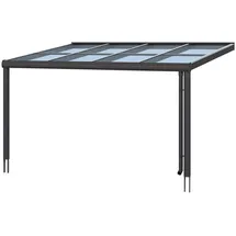 SKANHOLZ Terrassenüberdachung Modena 434 x 257 cm grau
