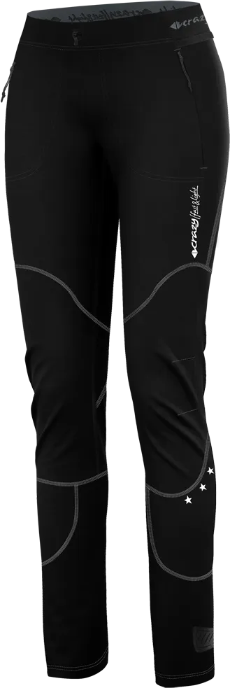 Crazy Idea Pant Oxygen Damen Skitourenhose black