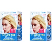 2x Blondierung Set Gel Formel Blondierpulver Set Entwickler Oxydant