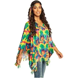 Boland Poncho Hippie Einheitsgröße Erwachsene