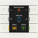 MDT Taster Smart 86 Farbdisplay, Reinweiß glänzend