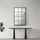 [en.casa] Cupello 90 x 60 cm Schwarz