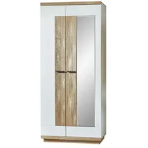 MONDO Lisana Garderobenschrank 85x38x197 cm weiß