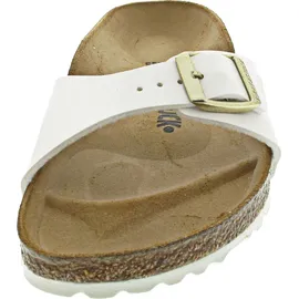 Birkenstock Madrid Birko-Flor Lack schmal patent white 42