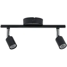 Paulmann Carolina 2-flg. anthrazit/chrom